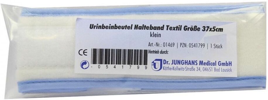 Urin Beinbeutel halteband Textil 37 cm klein
