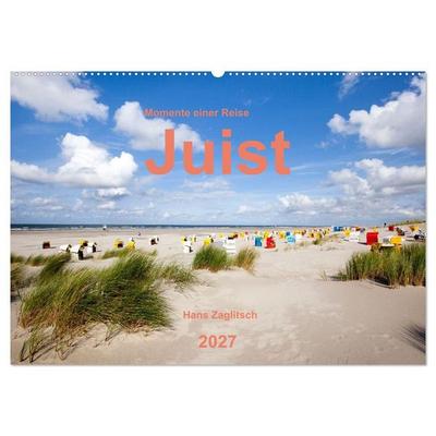Juist - Momente einer Reise (Wandkalender 2027 DIN A2 quer), CALVENDO Monatskalender