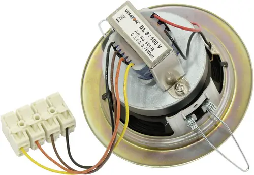 Visaton DL 8 - 100V Deckenlautsprecher 3W 100V Weiß 1St.