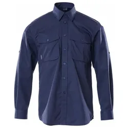 Mascot, Arbeitsoberteil, Crossover-Hemd Mesa marine, Gr. 49/50 (49, 50)
