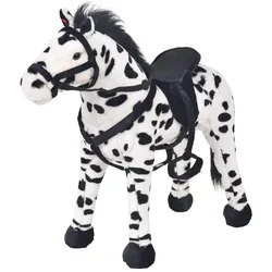 vidaXL Jaranina (Schwarzes und weisses Pferd) (44 cm)