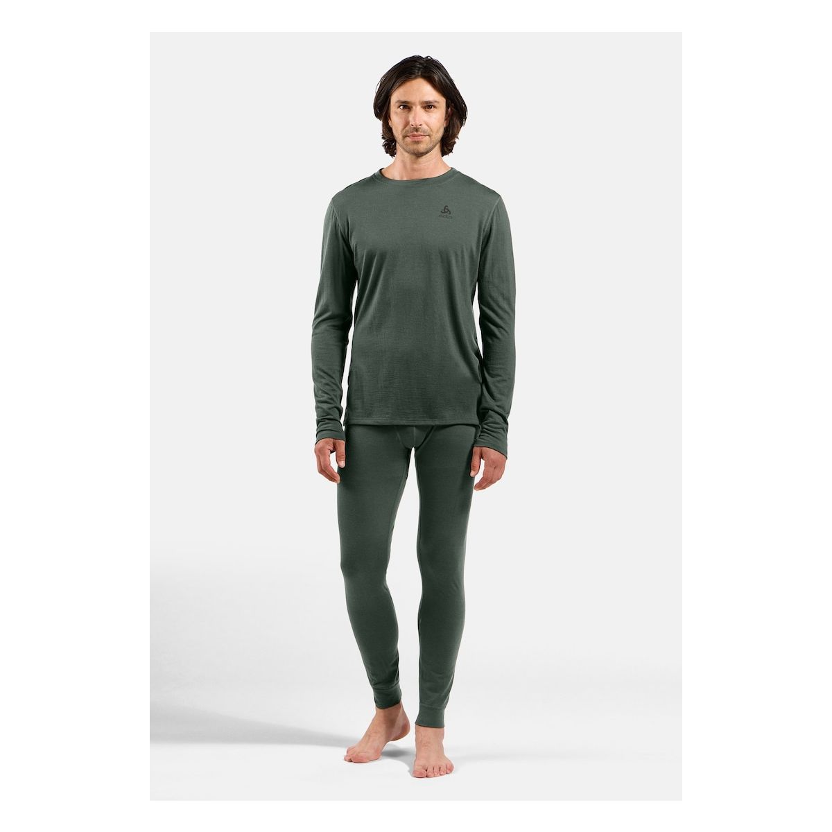 Odlo The Natural Merino 160 Base Layer Bottoms urban chic (10877) XXL 112282-10877-XXL