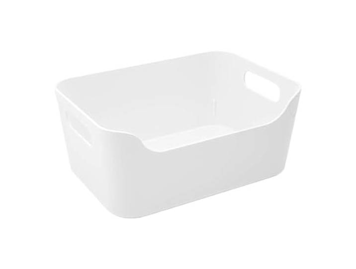 Ikea IKE-103.351.06 Variera Boîte de rangement empilable avec poignées Blanc brillant 24 x 17 x 10\,5 cm