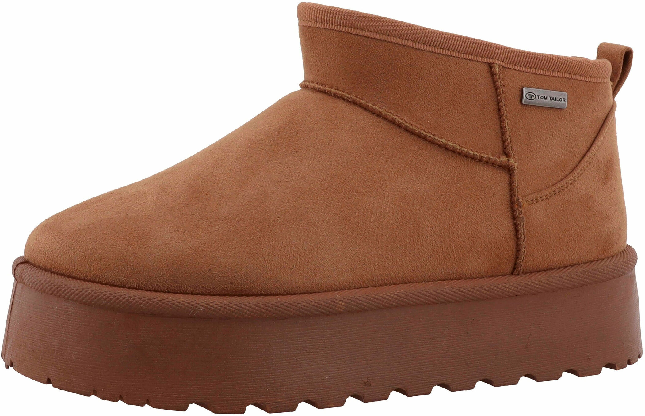 Tom Tailor gefütterte Boots - Damen - Gr. 40 - hellbraun