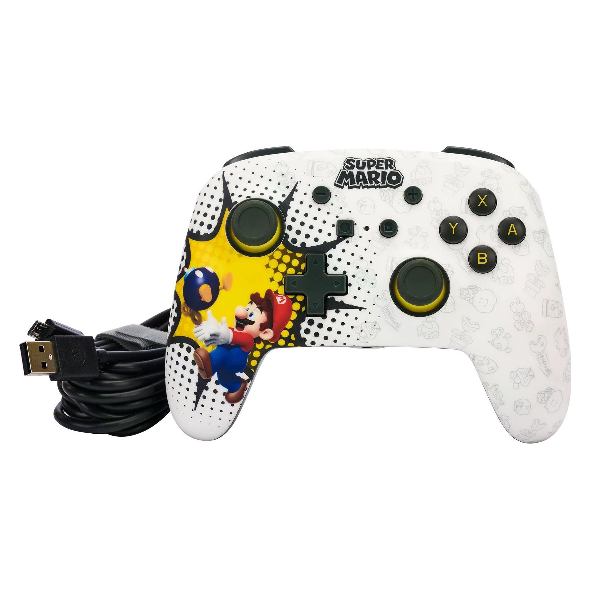 PowerA Verbesserter kabelgebundener PowerA-Controller für Nintendo Switch - Bob-omb Blast (Switch) (NSGP0085-01)