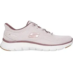SKECHERS Damen Slipper FLEX APPEAL 5.0-EASY BREEZY, Größe 38 in Grau Grau