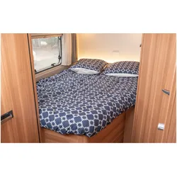 Berger Ready to go Bettdeckensystem 130/135x195/200 cm linke Ecke dunkelblau