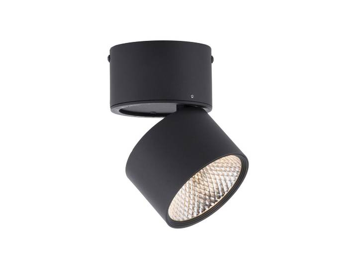 Neuhaus Pure Led-Deckenleuchte Pure-Nola, Schwarz, Metall, Kunststoff, 15x16x15 cm, Lampen & Leuchten, LED Beleuchtung, LED-Deckenleuchten