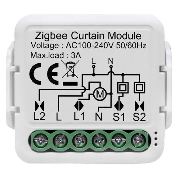 Netplus Smart Shutter Switch Module 1-Kanal Zigbee (Rolladenaktor) (NPLZCS01-1C)