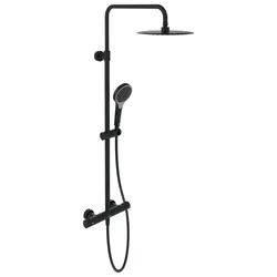 Villeroy & Boch Duschsystem m drei Funktionen Verve Showers 287x1093x472mm wandm Matt Black TVS109005000K5