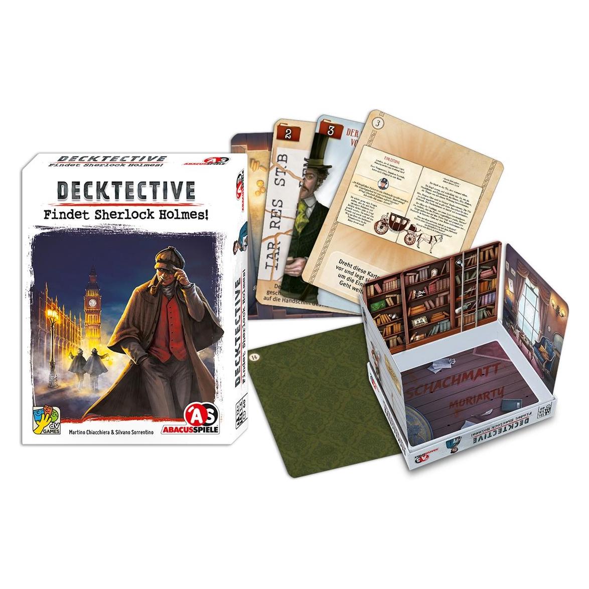 Abacus Decktective - Findet Sherlock Holmes (Deutsch, 1 - 6 Spieler) (ABA38242)