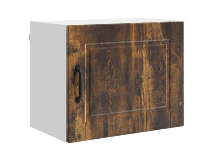 GPWERSDF Wandschrank Porto Geräucherte Eiche 50 x 31 x 40 cm Robuster Holzwerkstoff, Wandmontage, Stauraum für Gewürze und Kochgeschirr, pflegeleichte Oberfläche