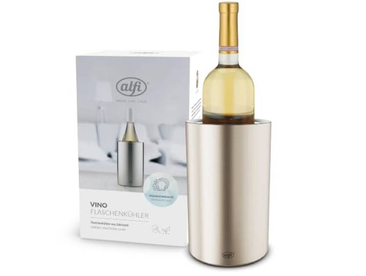 alfi VINO\, rafraîchisseur inox pour bouteilles\, sans glaçons