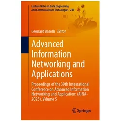 Advanced Information Networking and Applications, Fachbücher von Leonard Barolli