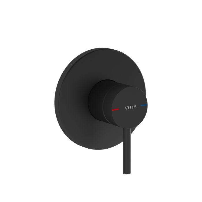 Vitra Origin Fertigmontageset A4262136 Unterputz-Brause-Armatur, schwarz matt