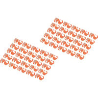 Farbclips für Patchkabel - Orange, Abdeckung
