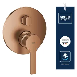 Grohe, Duscharmatur + Badewannenarmatur, Lineares 3-Wege-Umstellungs-Blendenkit