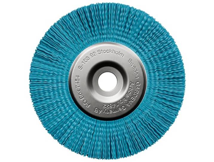 Gardena Brosse à joint en nylon : accessoire pour la brosse à joints sans fil EasyWeed 1800/18V P4A\, Pour le désherbage des joints sur des surfaces plus sensibles\, avec poils en nylon (14822-20)