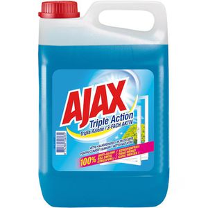 Ajax Glasreiniger 3-Fach Aktiv, gebrauchsfertig, Kanister 5 Liter