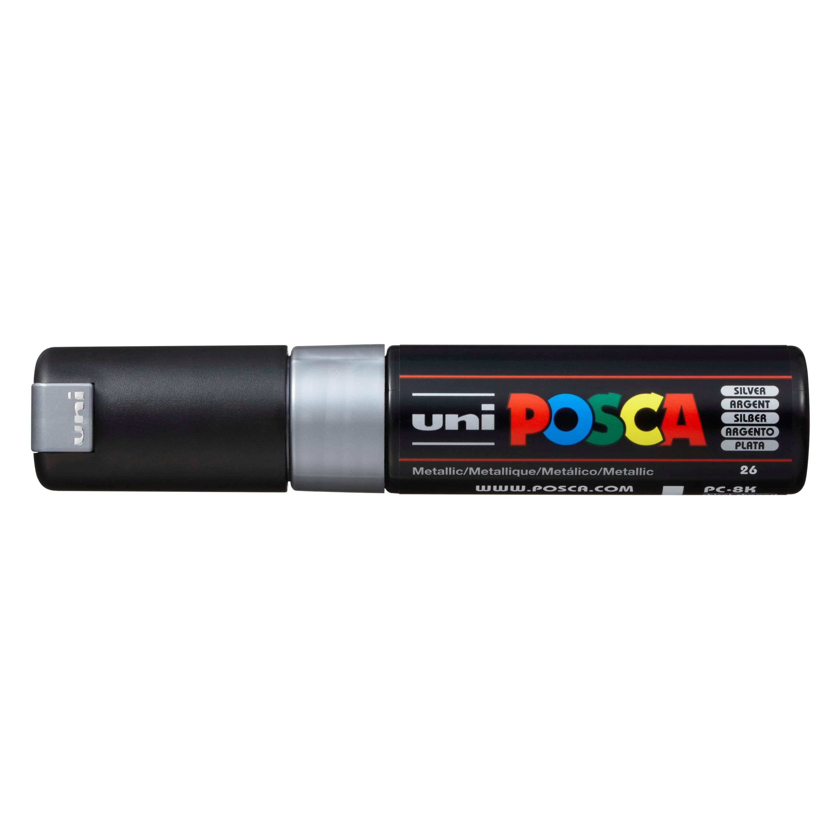 Posca Bold Marker PC-8K Metallic (1x) (PC8K.MET SILBE)