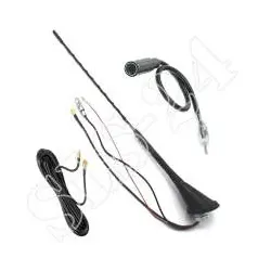 Universal DAB+ - AM/FM aktiv CAR KFZ Dachantenne Dach Radio Antenne + 2 x 5 m...