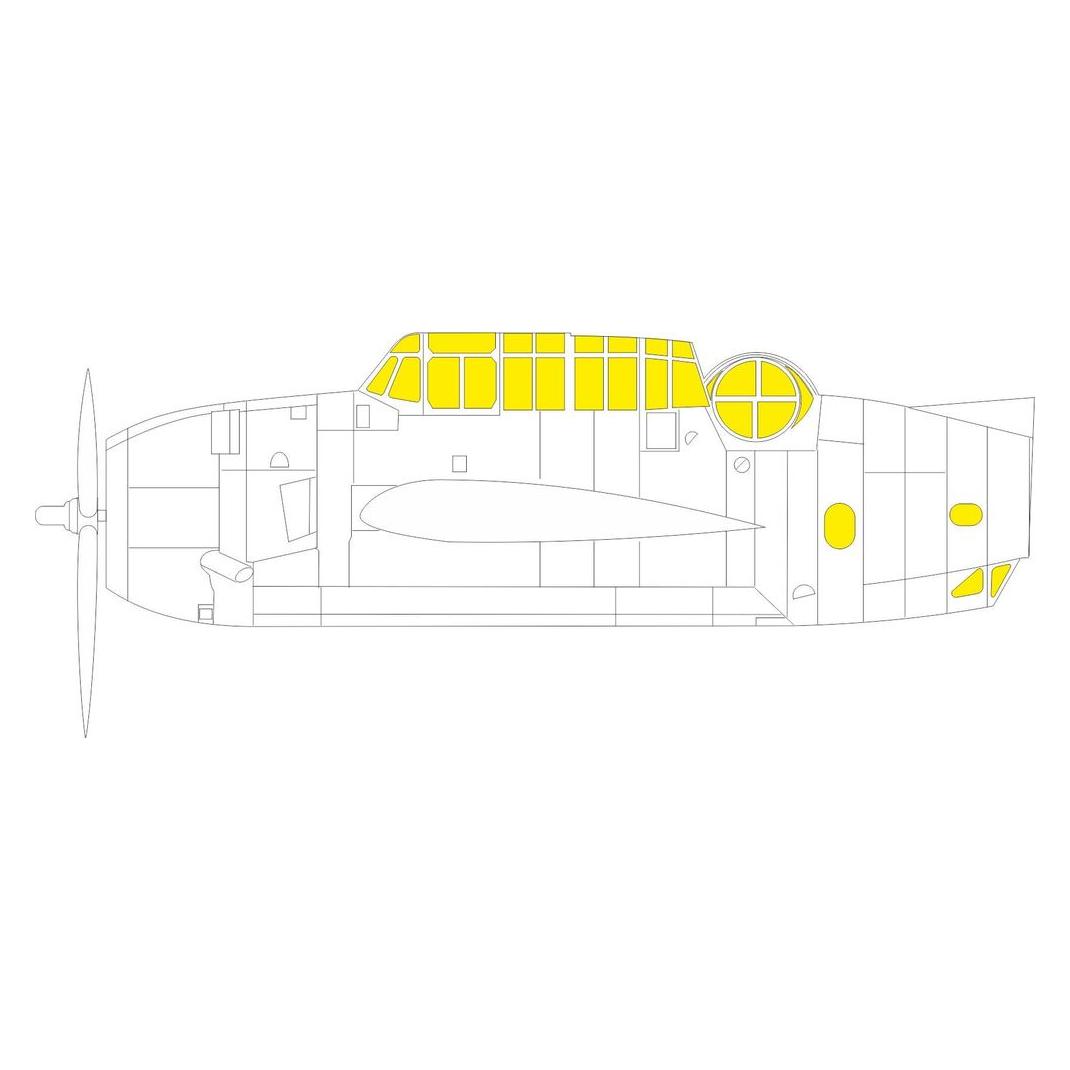 Eduard TBF-1C Tface, for ACADEMY (EX820)