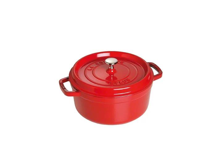 STAUB Staub ronde gietijzeren pan 3,8 l rood