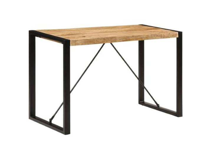 Makastle Esstisch 120x55x76 cm Raues Mangoholz