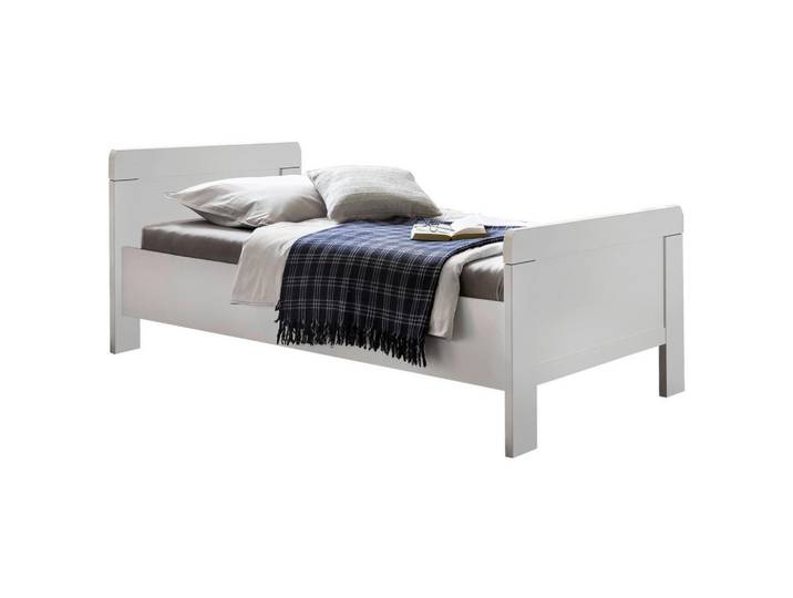 Mid.you Bett Wimex Nadja, Weiß, 100x200 cm, in verschiedenen Größen erhältlich, für Lattenrost geeignet, Schlafzimmer, Betten, Einzelbetten