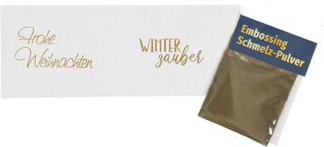 Embossing Pulver gold, 10 g