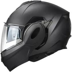 Kappa, Motorradhelm, KV55 SOLID MODULARHELM (KLAPPBAR) MIT BLIND, FARBE MATTSCHWARZ, GRÖSSE 56 / S (ECE 22R06 (S, 56 cm)
