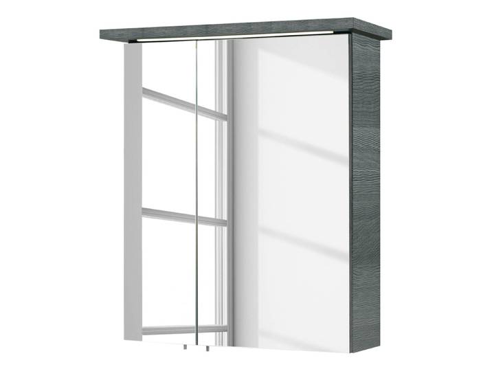 Spiegelschrank Cesa inkl. Beleuchtung 60cm Grau/Graphit