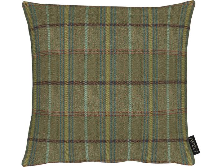 Dekokissen APELT Scott , grün, B:45cm L:45cm, Obermaterial: 100% Polyester. Füllung: 100% Polyester, Dekokissen_Sitzkissen_Kissenhüllen, Dekokissen