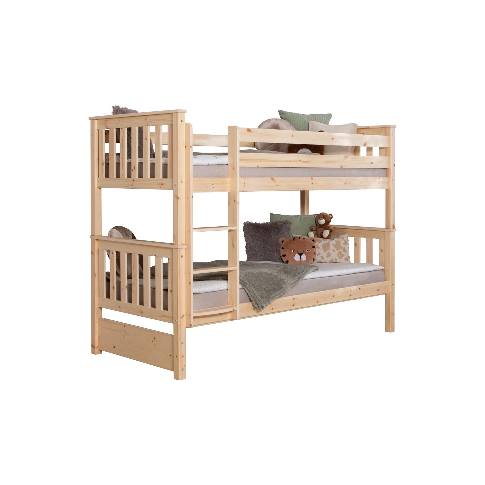 TiCAA Etagenbett Sammy Kiefer Natur