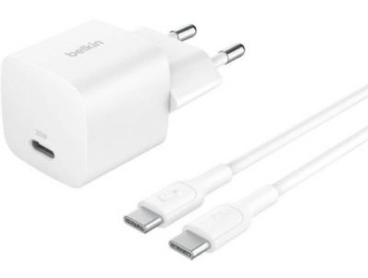 Belkin - Chargeur 25w Usb-C Blanc