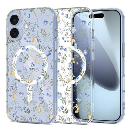 Tech-Protect FlexAir MagSafe Case für iPhone 17 - Gänseblümchen mit Blättern (Apple iPhone 17) (5906302319572)