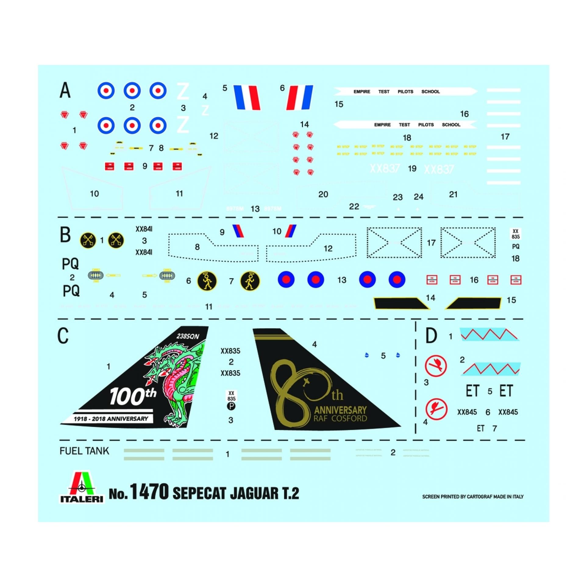 Other 1:72 Jaguar T.2 R.A.F. Trainer (510001470)