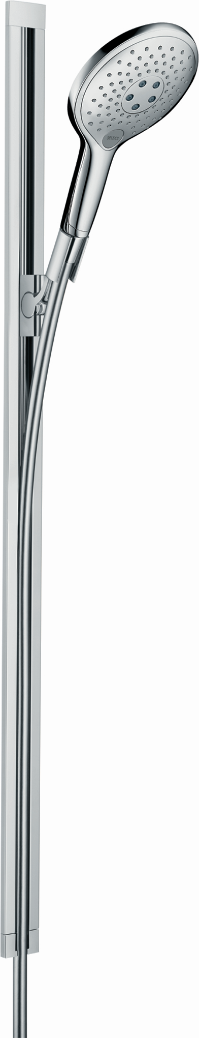 Hansgrohe Raindance 150 Raindance douche 26626400 Select 150, 90 cm, chrome blanc, flexible 160 cm