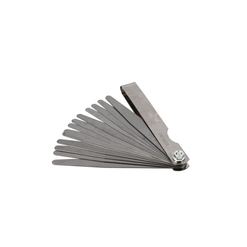 1Tek Tools Jeu de 13 cales de réglage mécanique de 0.05 à 1.00mm