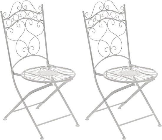 Famanu Klappstuhl Antik Design - Handgefertigte Eisen Gartenstühle