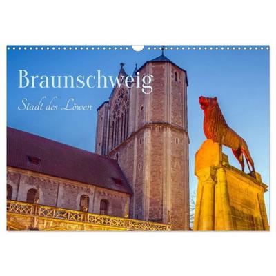 Braunschweig - Stadt des Löwen (Wandkalender 2027 DIN A3 quer), CALVENDO Monatskalender