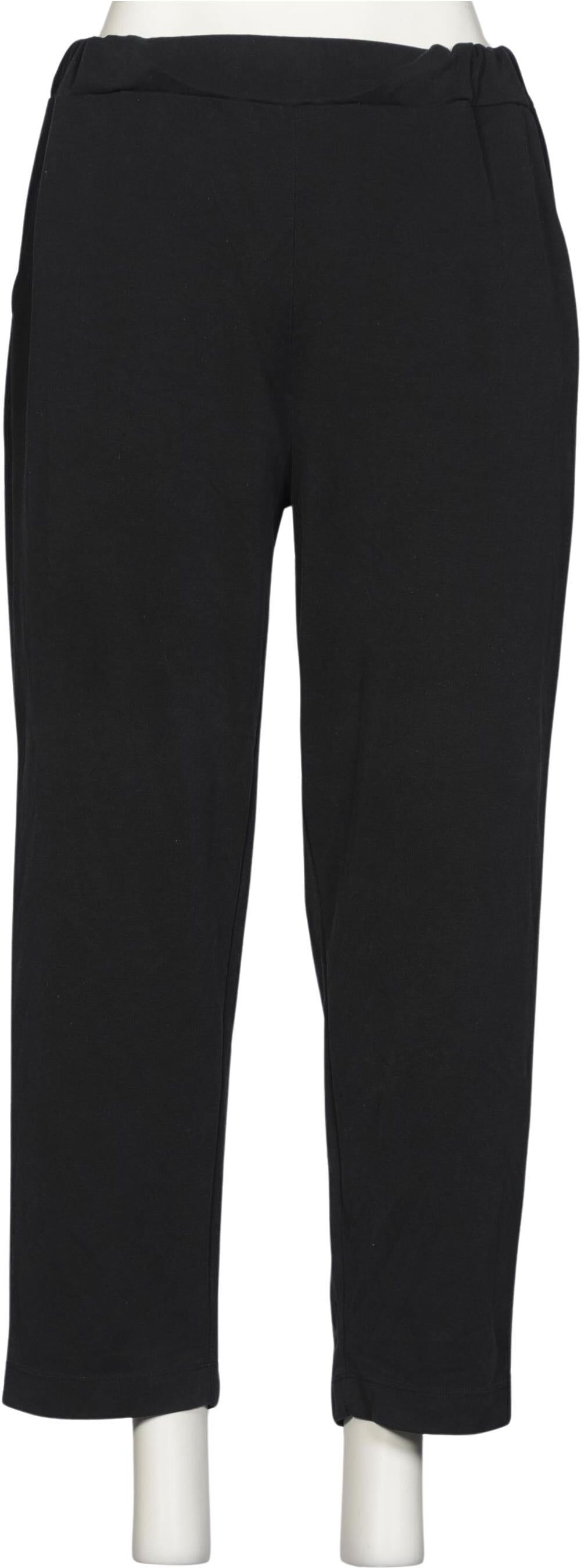 Kauf dich glucklich Damen Stoffhose, Schwarz, Gr. L, Modal / Synthetik - Second Hand