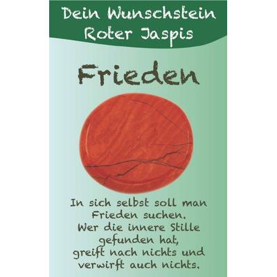 Dein Wunschstein, Jaspis rot - Frieden