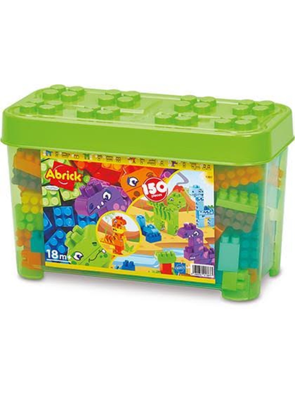 Ecoiffier Kiste mit Dinosaurier-Bausteinen 150Stk