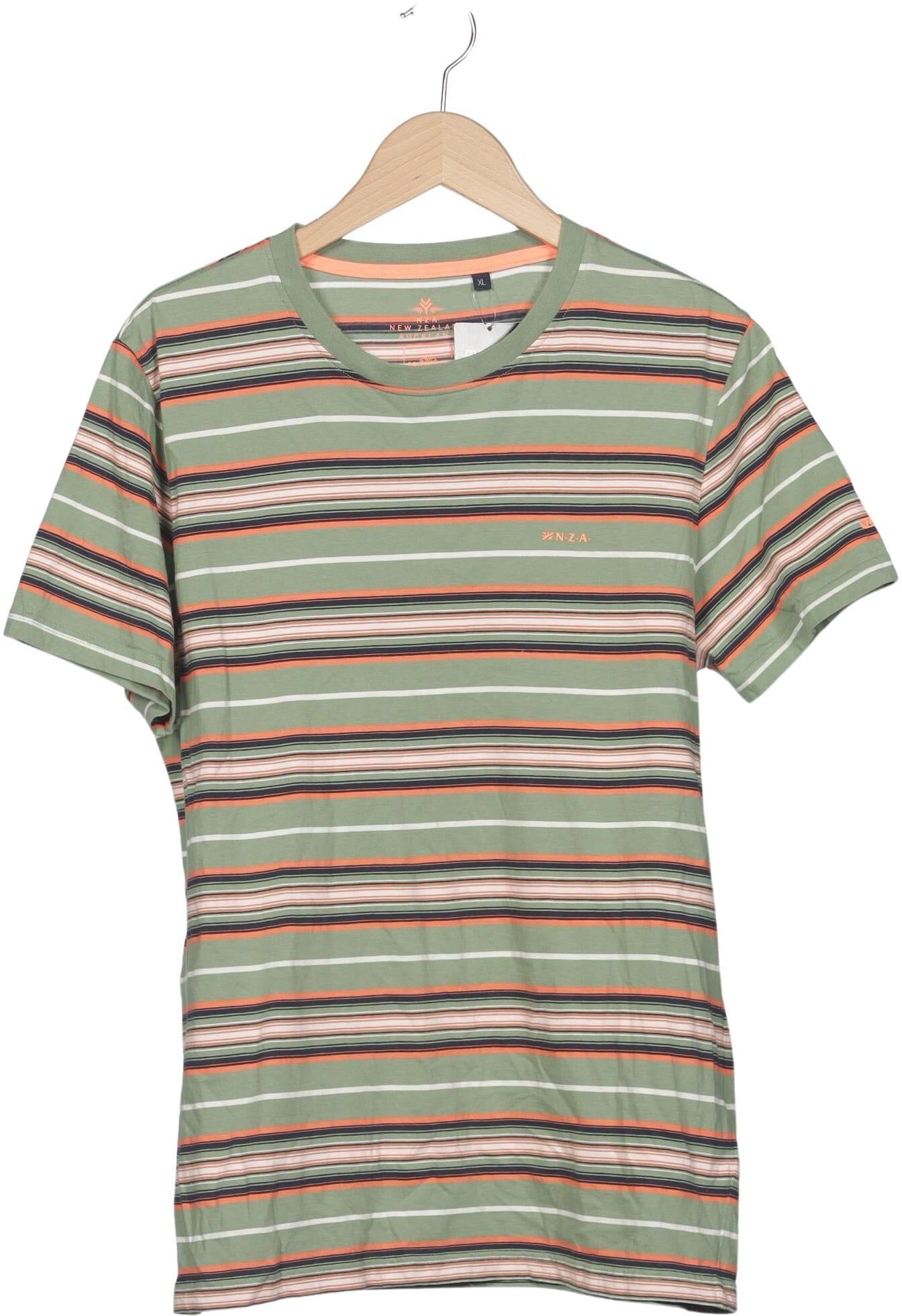 NZA NEW Zealand Auckland Herren T-Shirt, Grün, Gr. XL, Baumwolle - Second Hand