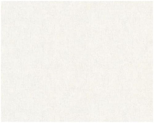 EDEM 410ST10 Structuur behang glinsterend wit lichtgrijs non-woven 10,65 m2