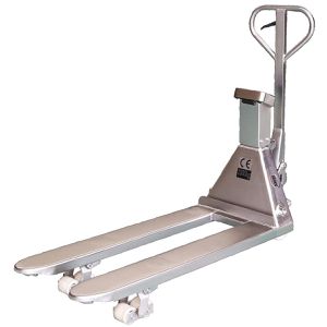 Schefer Hubwagen Premium, Tragkraft 2000kg, Gabelhubwagen, Gabellänge 1150mm, mit Waage
