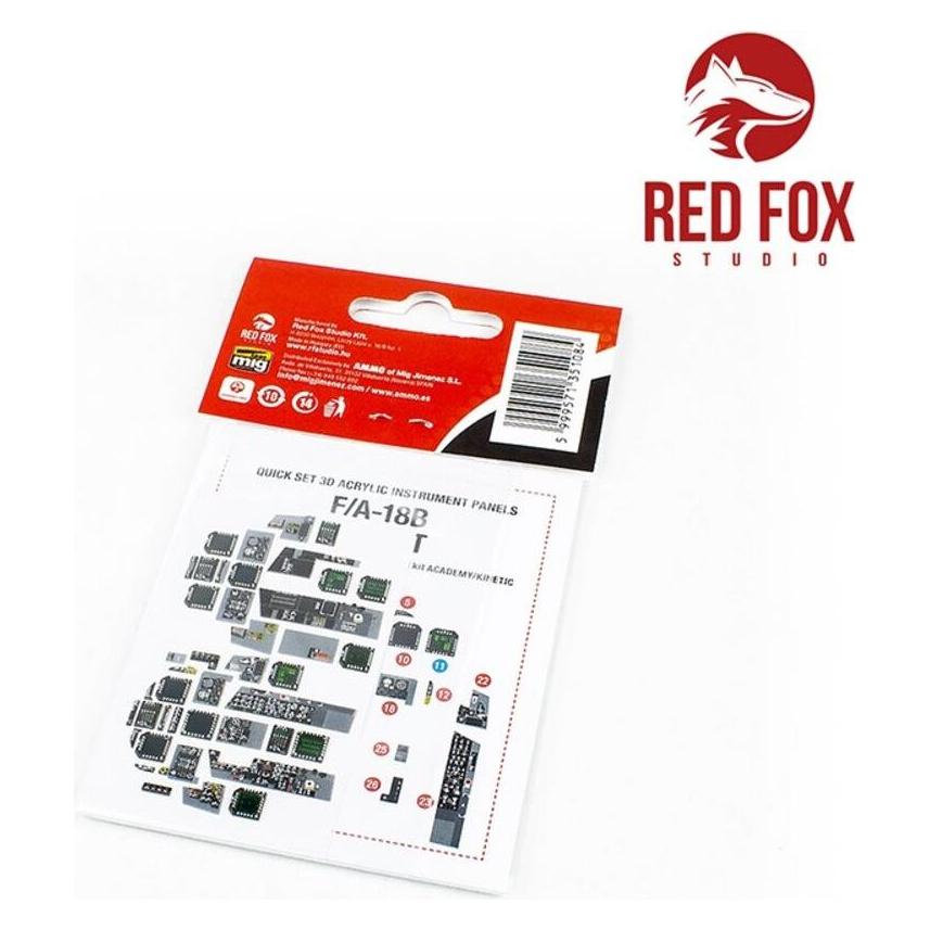 Red Fox 1/32 F/A-18B Hornet (for Academy/Kinetic kit) (RFSQS-32109)