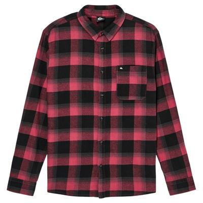 Quiksilver - Motherfly Plaid L/S - Hemd Gr M rot