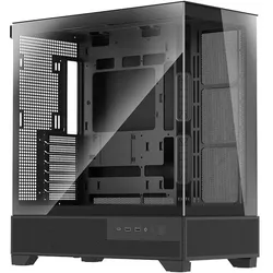 Xilence Flare X909.ARGB (schwarz, Tempered Glass x 2) (ATX), PC Gehäuse, Schwarz